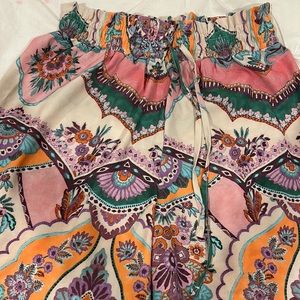 Almost new condition printed pants